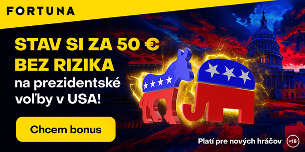 Kliknite SEM a stavte si na nového prezidenta USA s bonusom